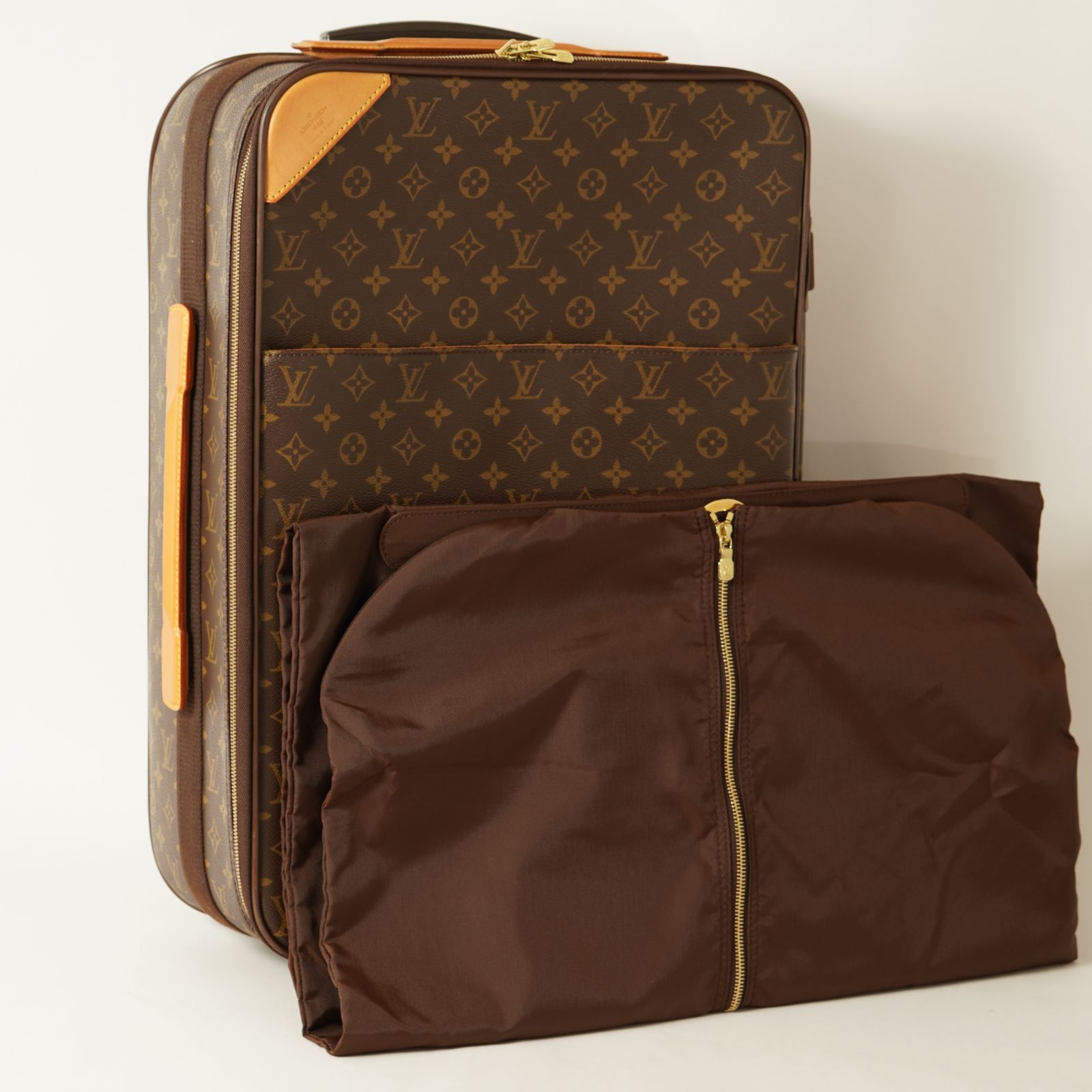 ガーメント付美品】ルイヴィトン ぺガス60 モノグラム キャリーバッグ