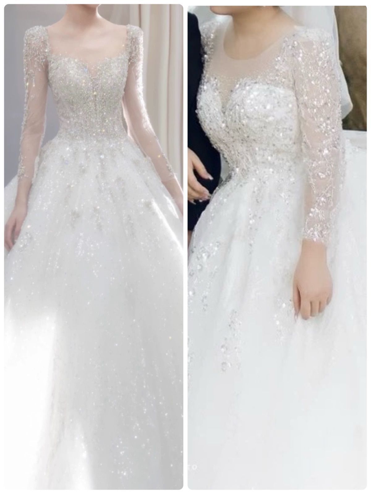  パニエ付き ウェディングドレス 韓国 リボン 結婚式 スパンコール ビーズ刺繍 花柄 ラメ グリッター 前撮り 二次会 ウェディングドレス ドレス ブライダル