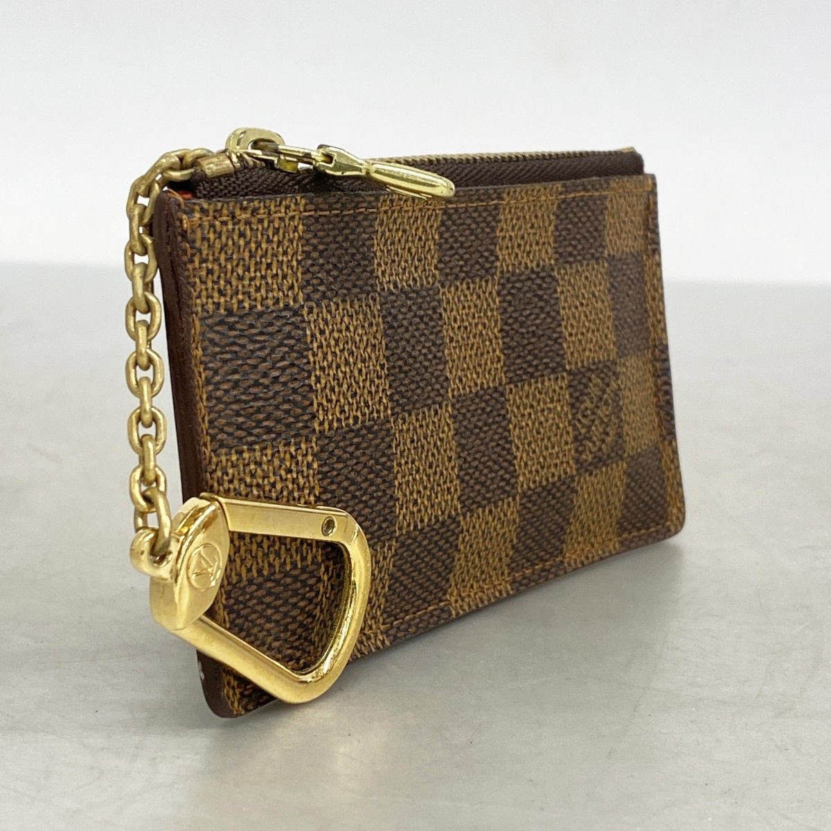 5 pc 3946-k ルイヴィトン コインケース ダミエ ポシェットクレ N 62656 エベヌ メンズ レディース ユニセックス