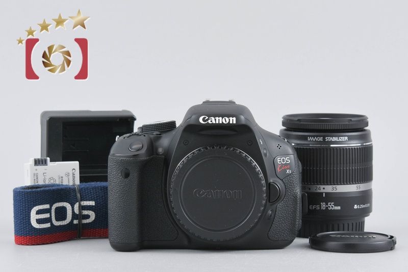 Canon キヤノン 【中古】Canon キヤノン EOS Kiss X5 ブラック + EF-S