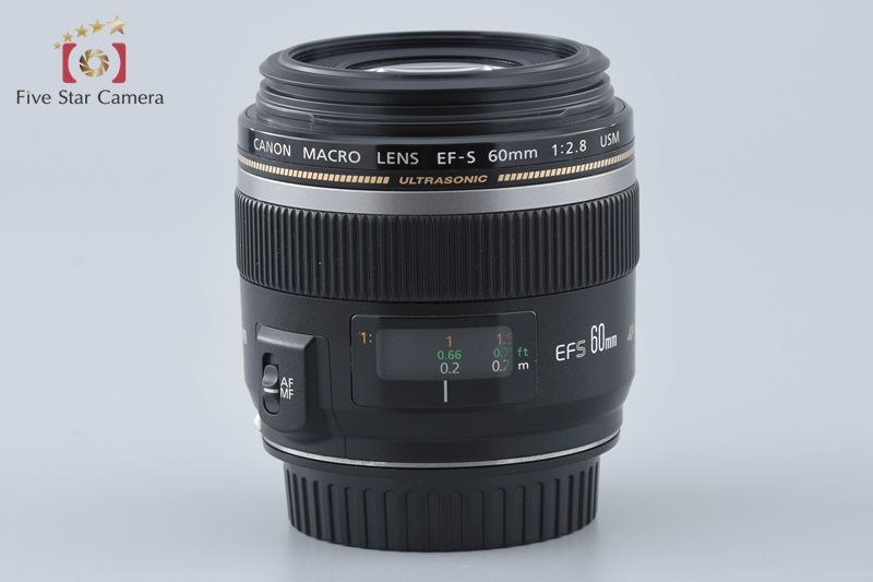 Canon キヤノン 【中古】Canon キヤノン EF-S 60mm f/2.8 MACRO USM 元