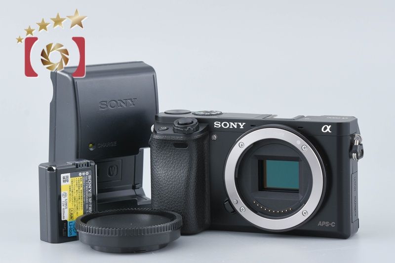 SONY α6000 ミラーレス一眼 ブラック　シャッター回数約1万回 中古】SONY ソニー α 6000 ILCE6000 ブラック ミラーレス一眼カメラ