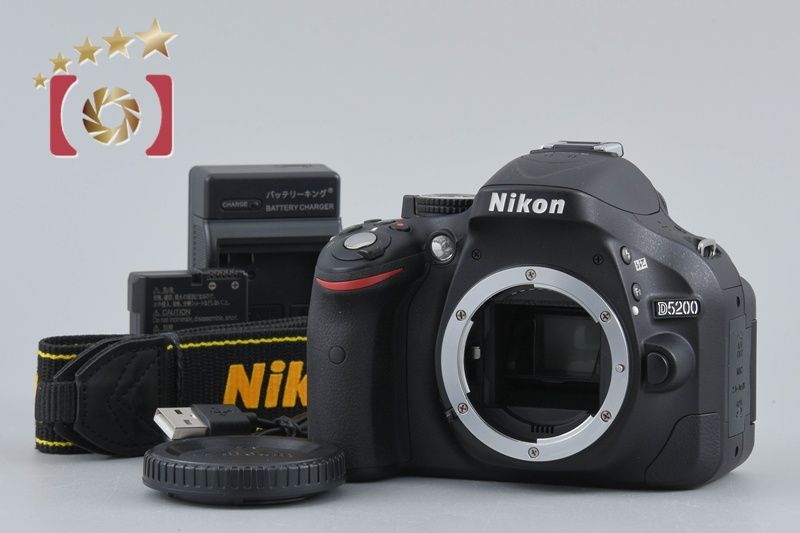 Nikon ニコン 【中古】Nikon ニコン D5200 ブラック デジタル一眼レフ