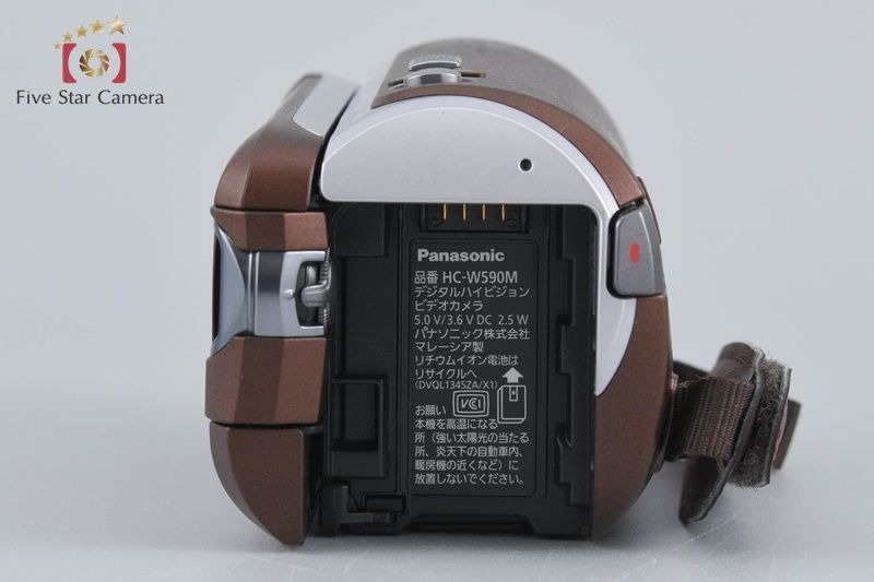  Panasonic パナソニック HC W 590 M ブラウン ビデオカメラ ビデオカメラ本体 ビデオカメラ