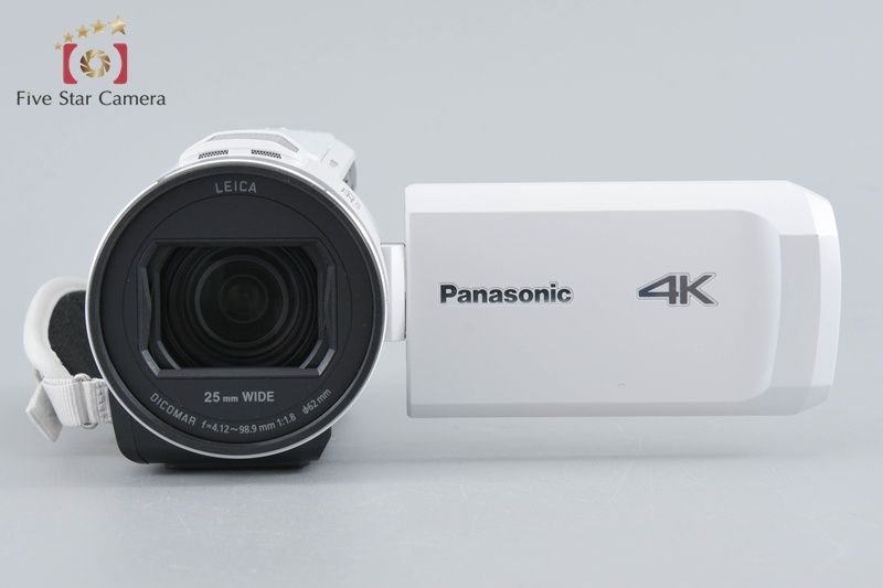  Panasonic パナソニック HC VX 2 M ピュアホワイト デジタル4 Kビデオカメラ 元 き ビデオカメラ ビデオカメラ本体 ビデオカメラ
