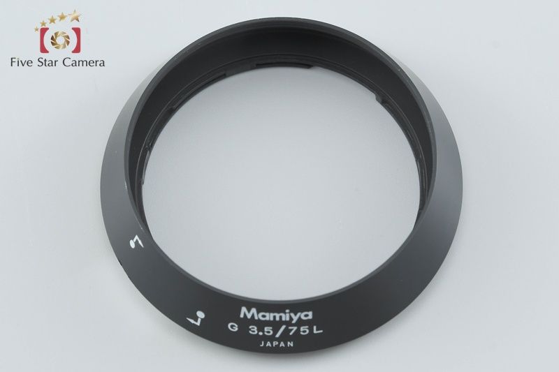 Mamiy マミヤ　レンズフード　G 3.5/75L F-192 Mamiya マミヤ 【中古】Mamiya マミヤ レンズフード G 75mm f/3.5 L用