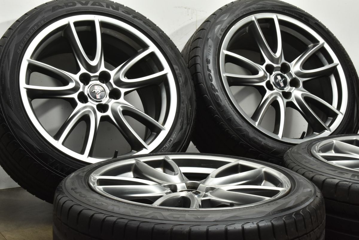 フォード マスタング GT パフォーマンスパッケージ 19 in 9 J 42 PCD 114 3 ヨコハマ 255 40 R バリ溝