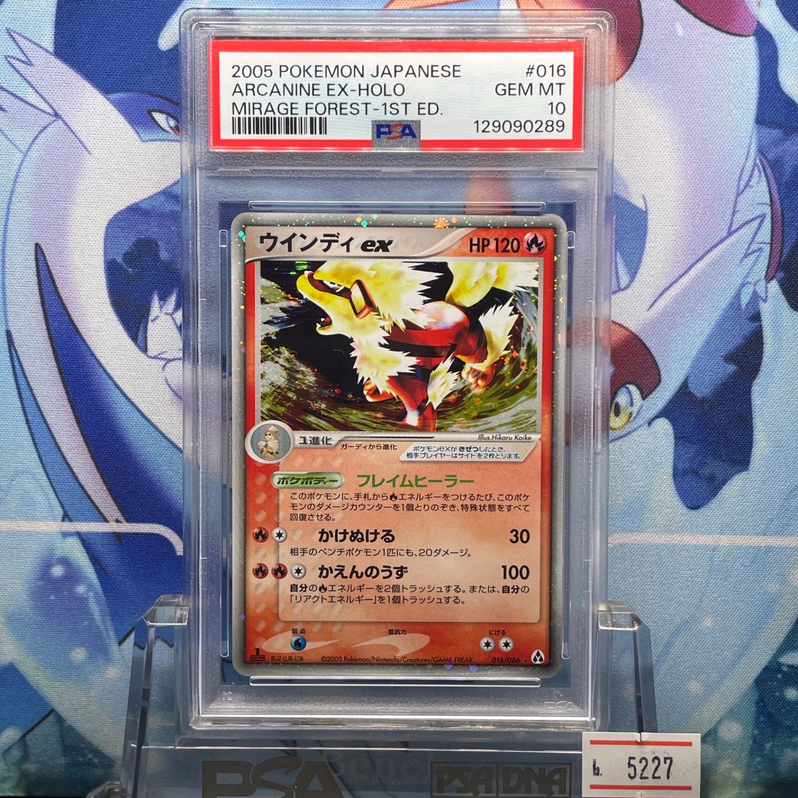 PSA10 ウインディex 1ED ☆ PCG まぼろしの森 016 2005 - メルカリ