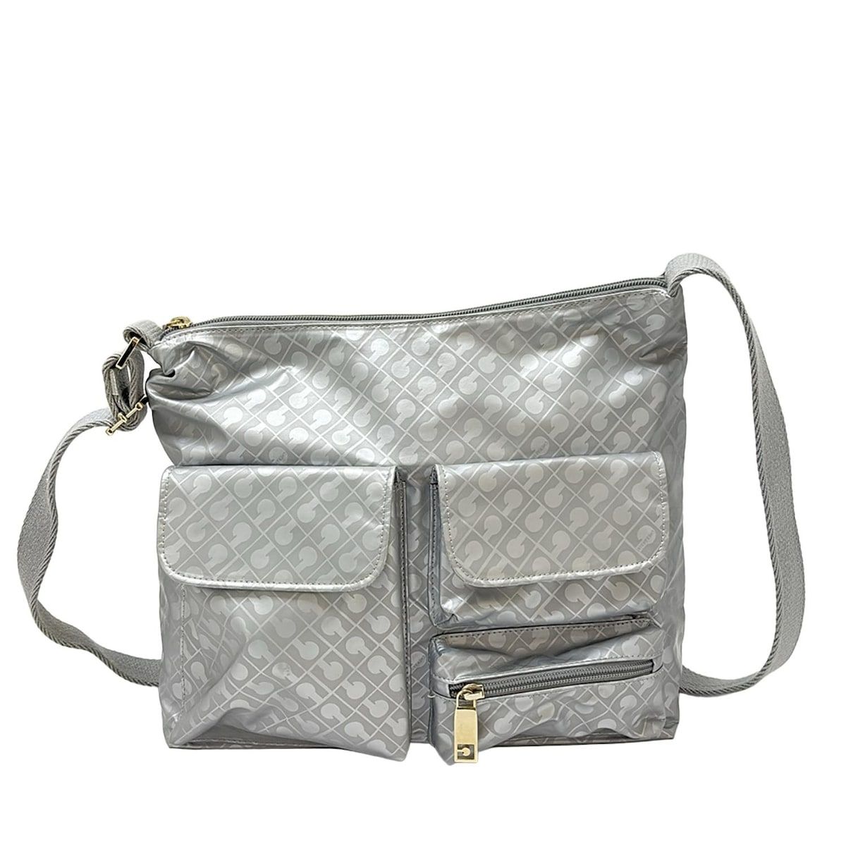 GHERARDINI(ゲラルディーニ) ショルダーバッグ美品 - シルバー×グレー