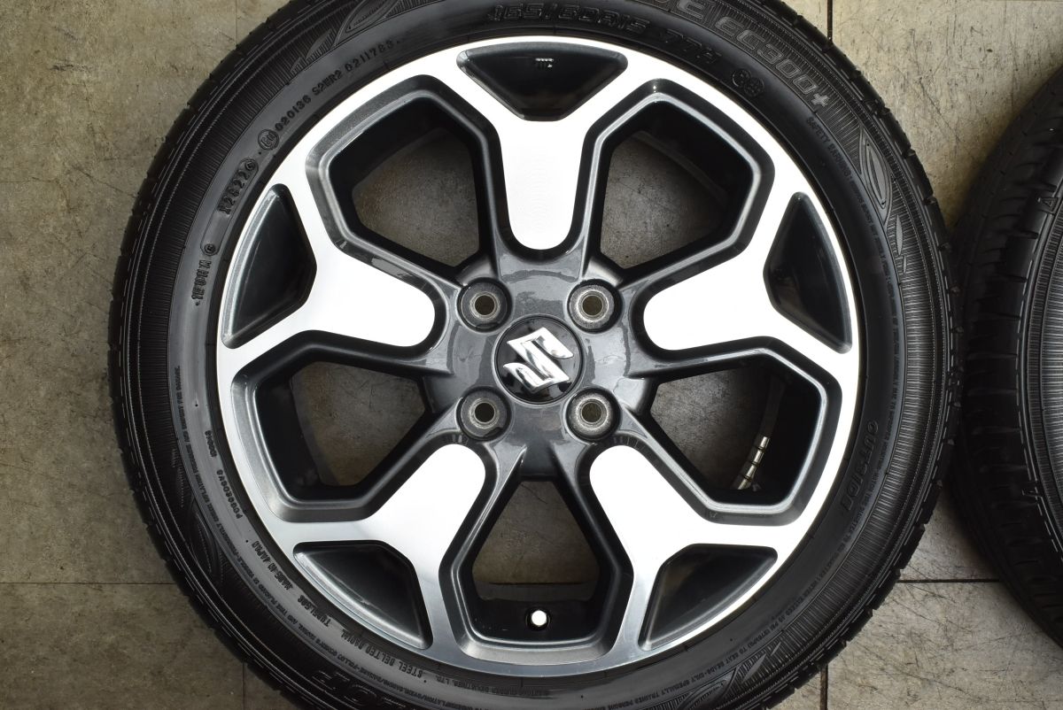 バリ溝 美品】スズキ ハスラー 純正 15in 4.5J +45 PCD100 2022年製