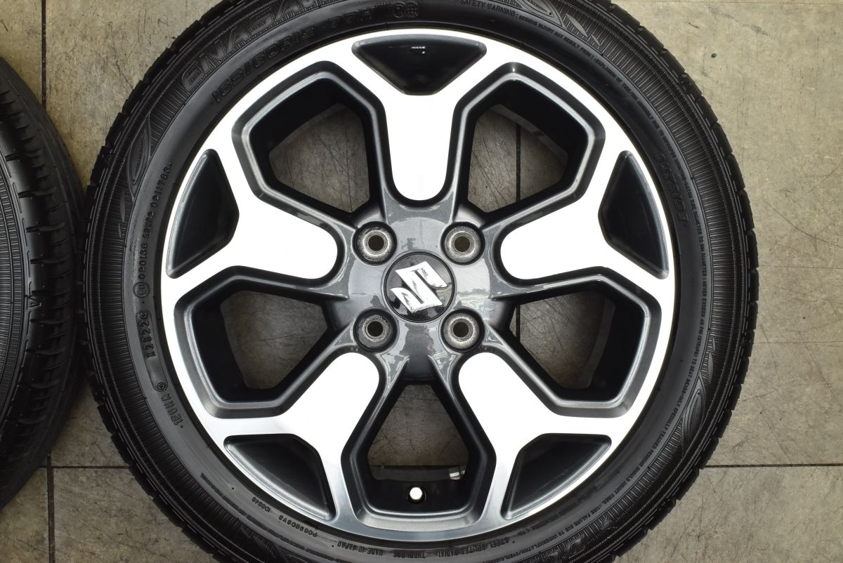 バリ溝 美品】スズキ ハスラー 純正 15in 4.5J +45 PCD100 2022年製