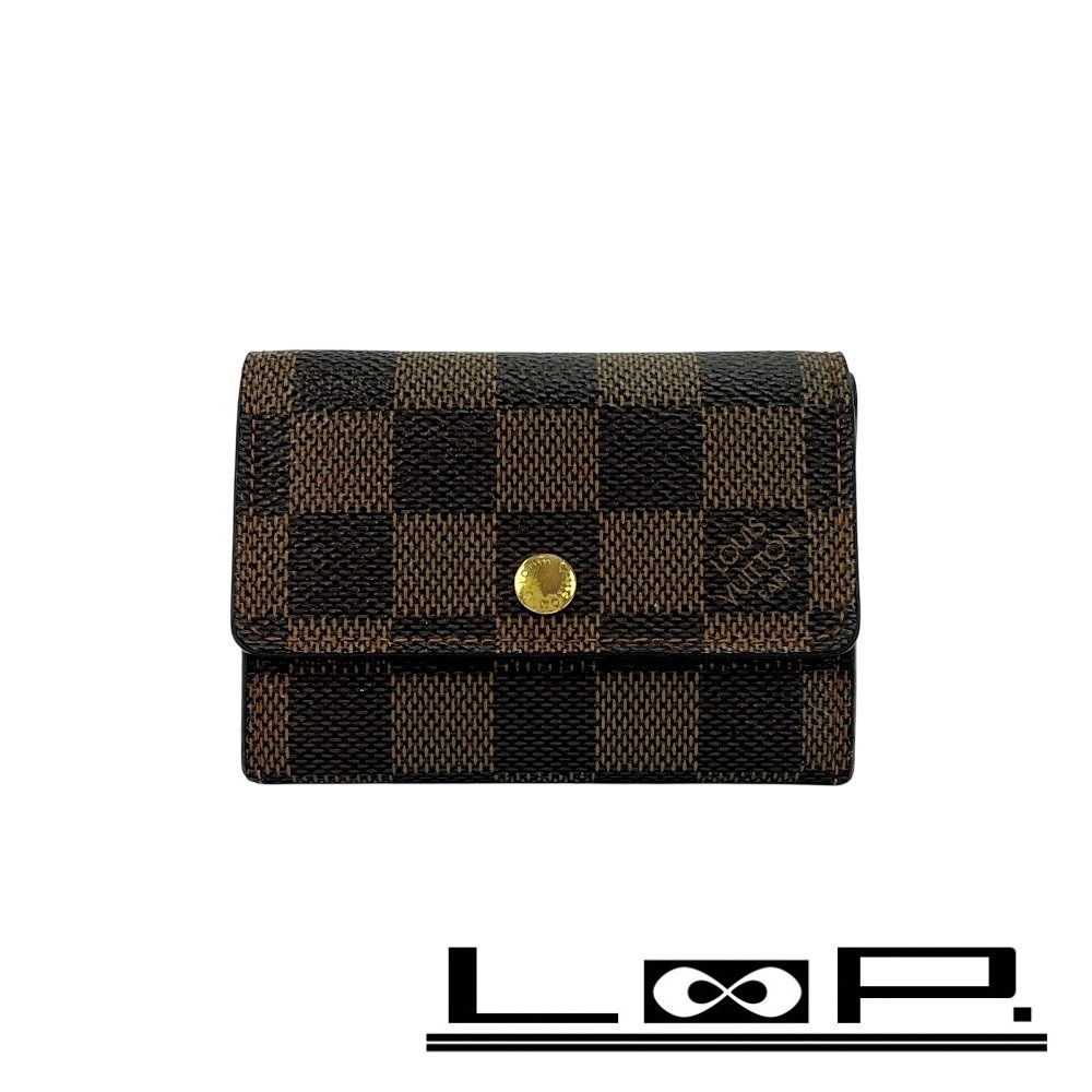 訳あり・ルイヴィトン　財布　コインケース　ポルトモネプラ　ダミエ ルイヴィトン □中古□ ポルトモネプラ 財布 コインケース ウォレット