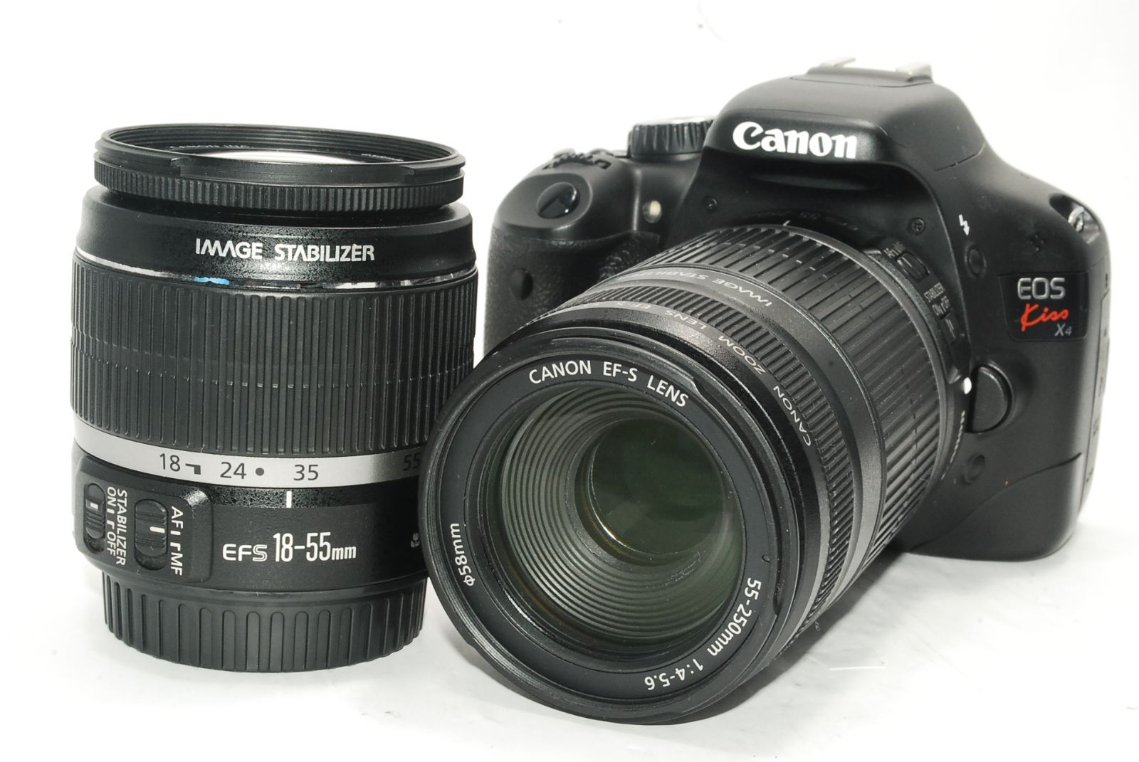 Canon EOS Kiss X 4 ダブルレンズキット EF S 18 55 mm IS 250 z 919