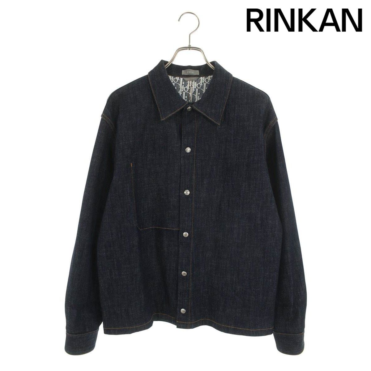 ディオール 033D490A226X 裏地オブリークデニムジャケット メンズ 46