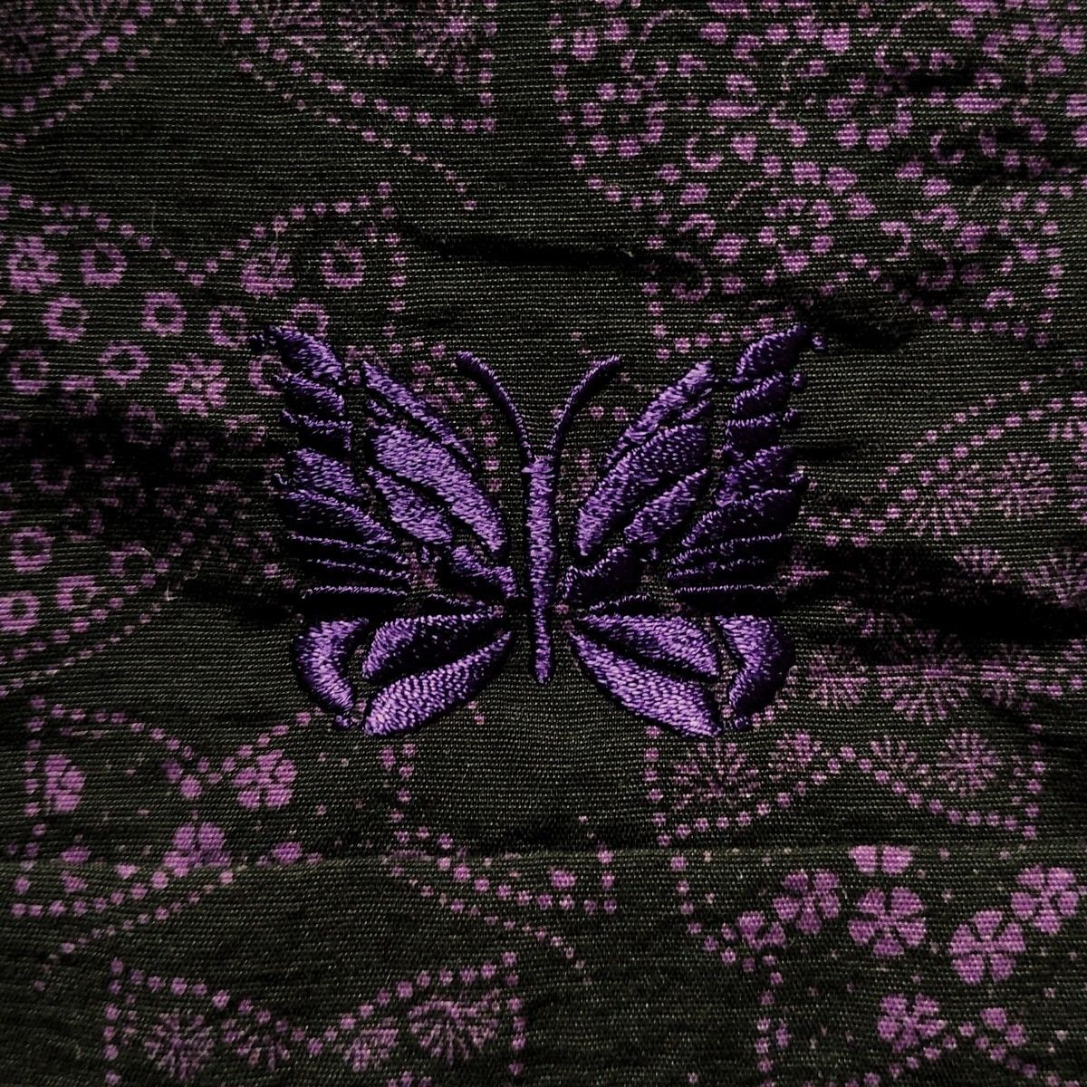 needles(ニードルス) 半袖シャツ サイズS メンズ - 黒×パープル