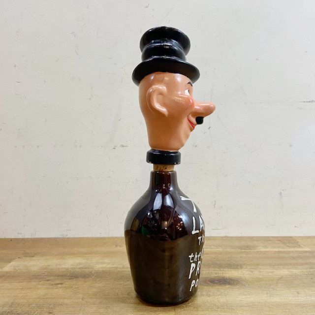 LAY OFF セラミックジャグ　ビンテージ　ポイズンボトル　ポイズン　ボトル アメリカ ヴィンテージ ポイズンボトル LAY OFF デキャンタ MADE IN