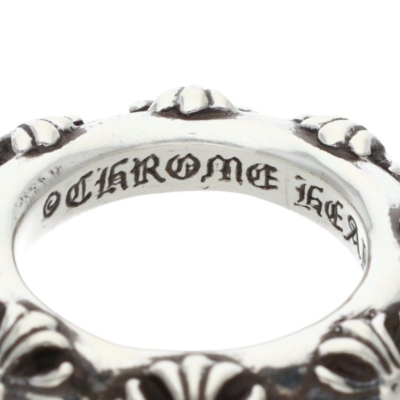 クロムハーツ CROSS BAND/クロスバンド シルバーリング メンズ 14号