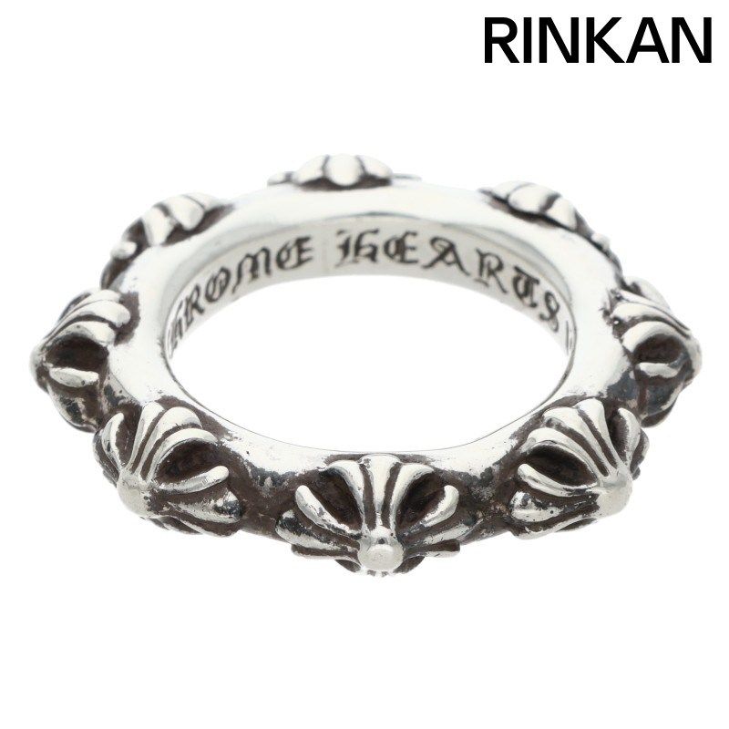 クロムハーツ CROSS BAND/クロスバンド シルバーリング メンズ 14号