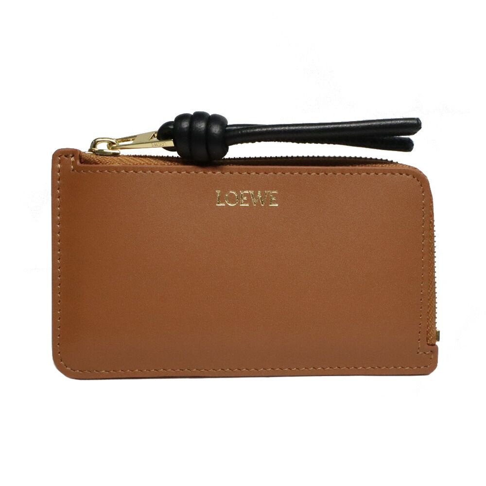 名古屋】ロエベ ノットコインカードホルダー CEM1Z40X01 ブラウン