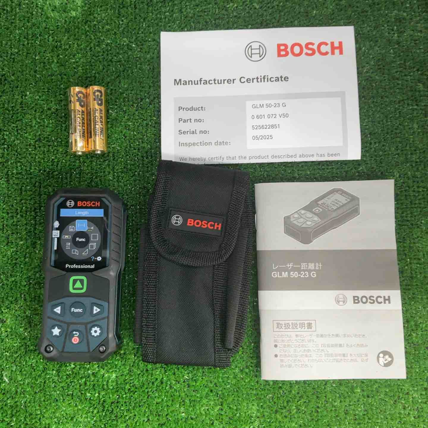 ボッシュ BOSCH グリーンレーザー距離計 GLM 50-23 G