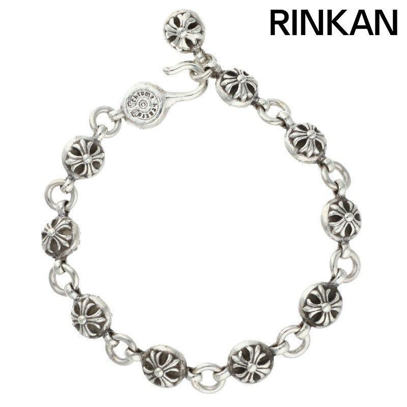 クロムハーツ NO2 BALL/#2クロスボール シルバーブレスレット メンズ