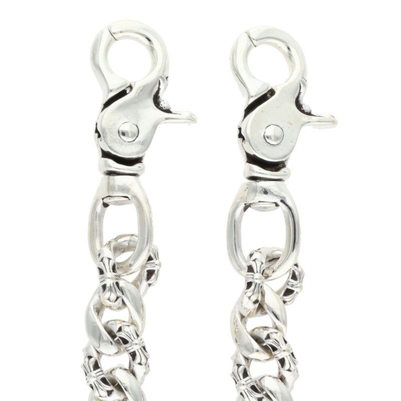 クロムハーツ FANCY SHORT-2/2クリップショートファンシー シルバー