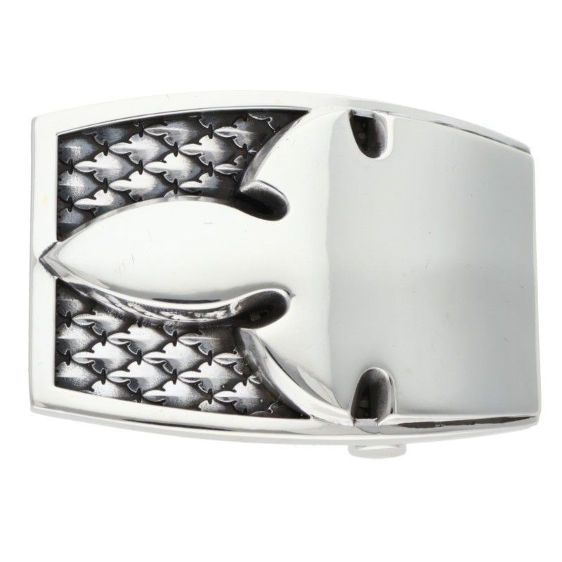 クロムハーツ BUCKL MIL .0 シングルミリタリーフ ニー1.0 シルバーバックル メンズ