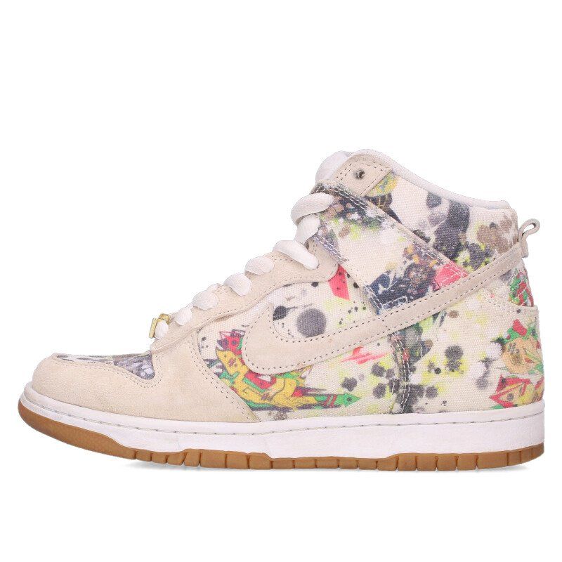 ナイキ ×シュプリーム SUPREME SB DUNK HIGH FD 8779-100 ダンクハイラメルジースニーカー メンズ 24 cm