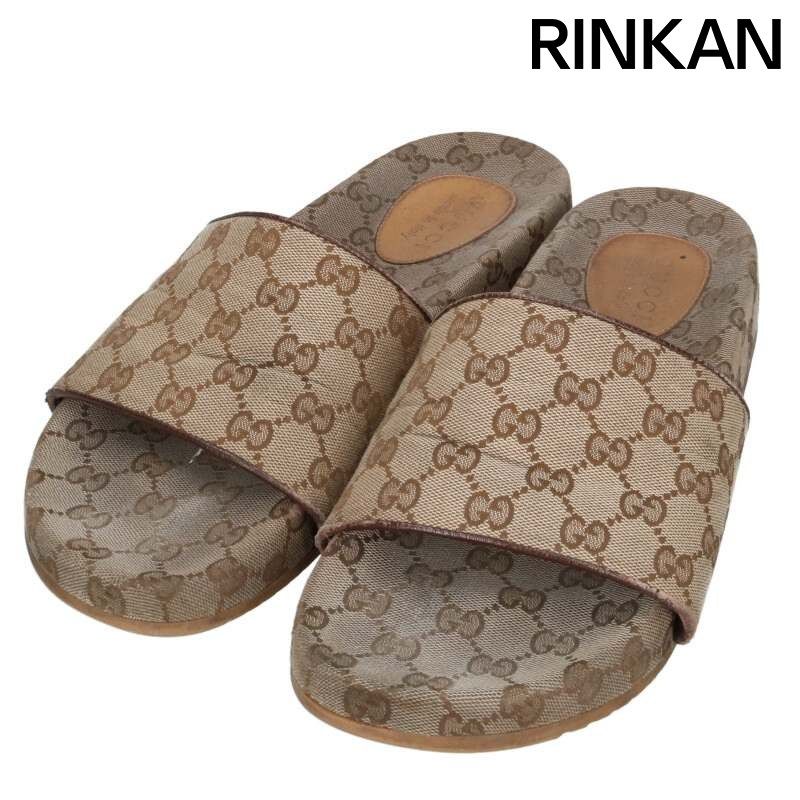 Bamiki　中古GUCCI スライドサンダル GGスプリーム キャンバス グッチ 624695 GG柄キャンバススライドサンダル メンズ 10 - メルカリ