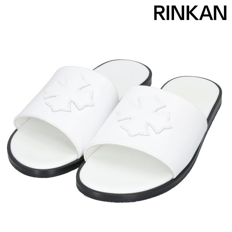 未使用品CHROME HEARTS サンダル 43（27cmクロムハーツ レザー 未使用品】CHROME HEARTS サンダル サイズ43（27cm相当）クロムハーツ