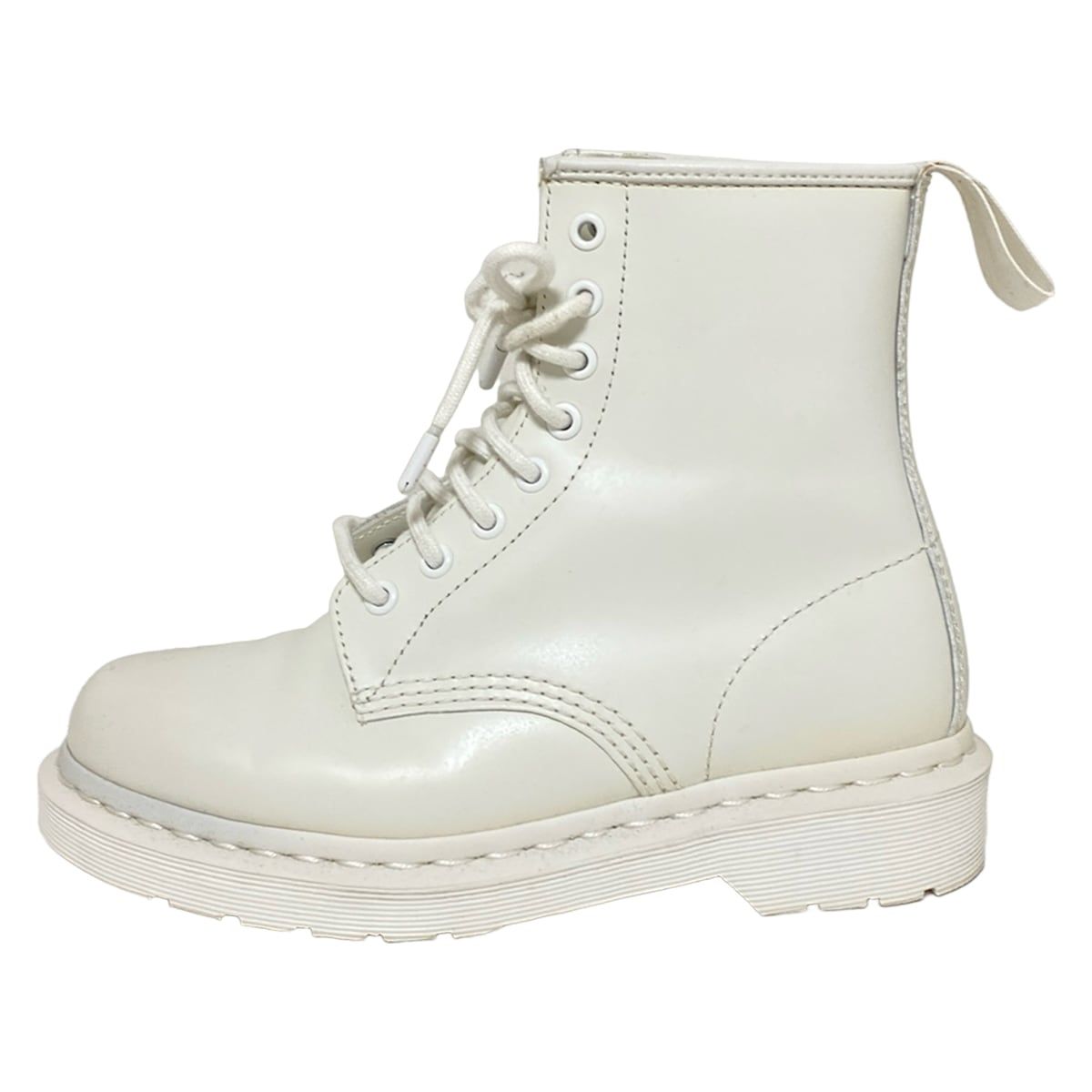 Dr.Martens ドクターマーチン ショートブーツ UK 5 レディース - 白 8ホール レザー