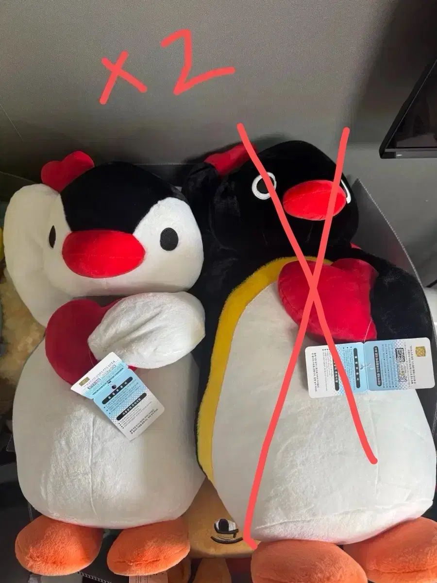 ピングー ぬいぐるみ - 特大 大きいサイズ 約42cm ピングー ピングー