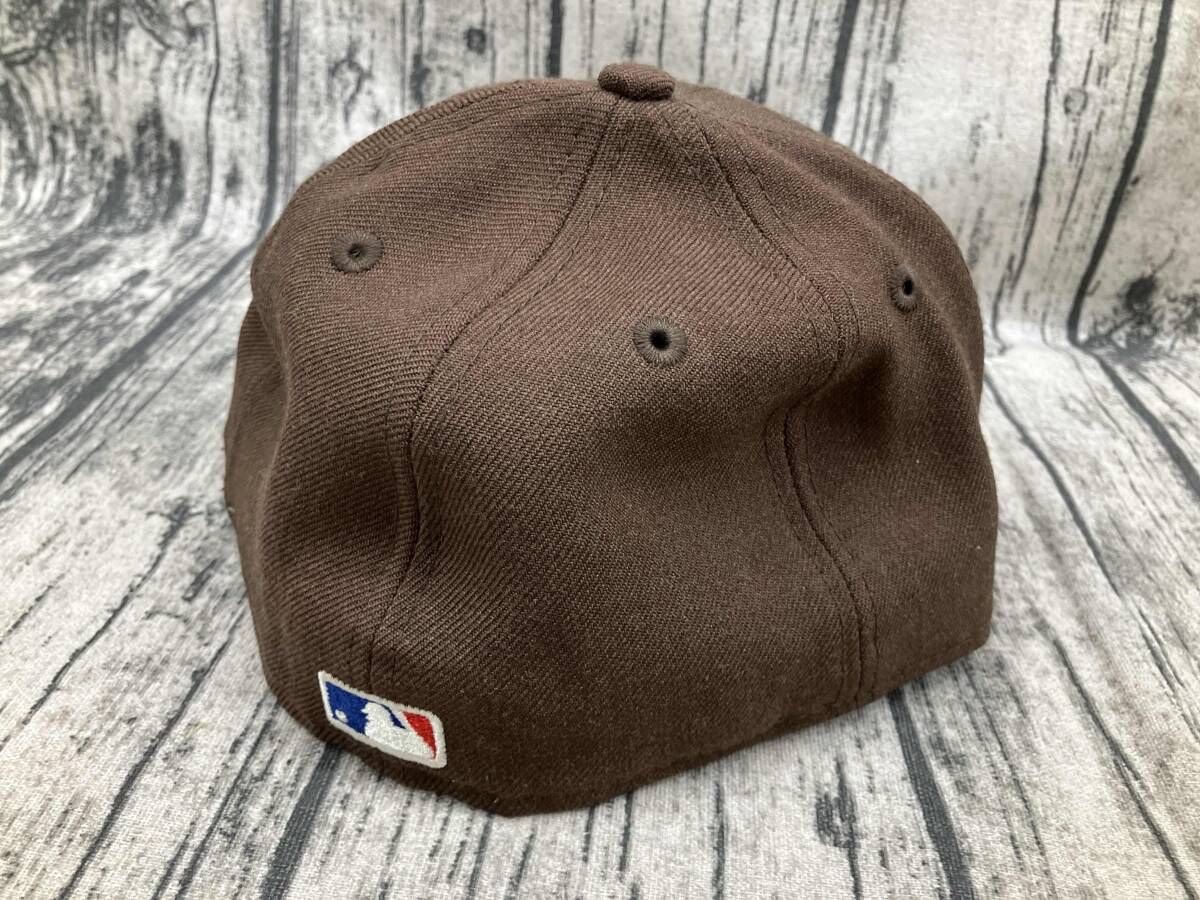 NEWERA × ニューエラ キャップ ブラウン ウール 7 1 4