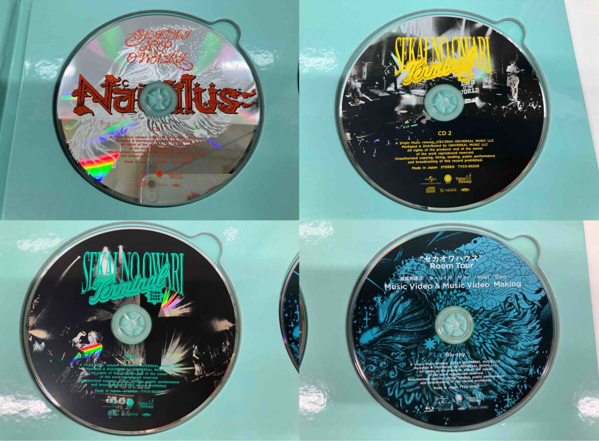 ☆新品未開封☆「Nautilus」完全数量限定DX盤 3CD+Blu-ray+α Nautilus 【完全数量限定デラックス盤】(3CD+Blu-ray+α) : SEKAI NO