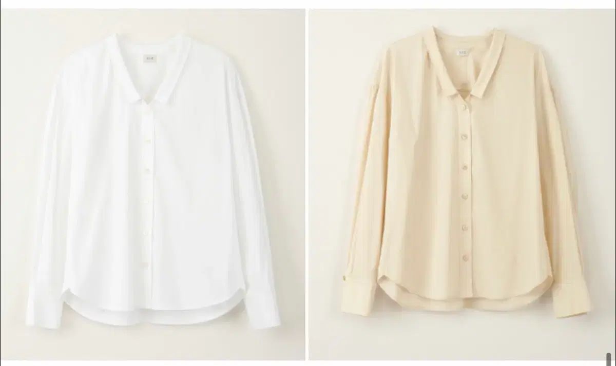 シエ ロミポプリン ブラウス ホワイト バター 各