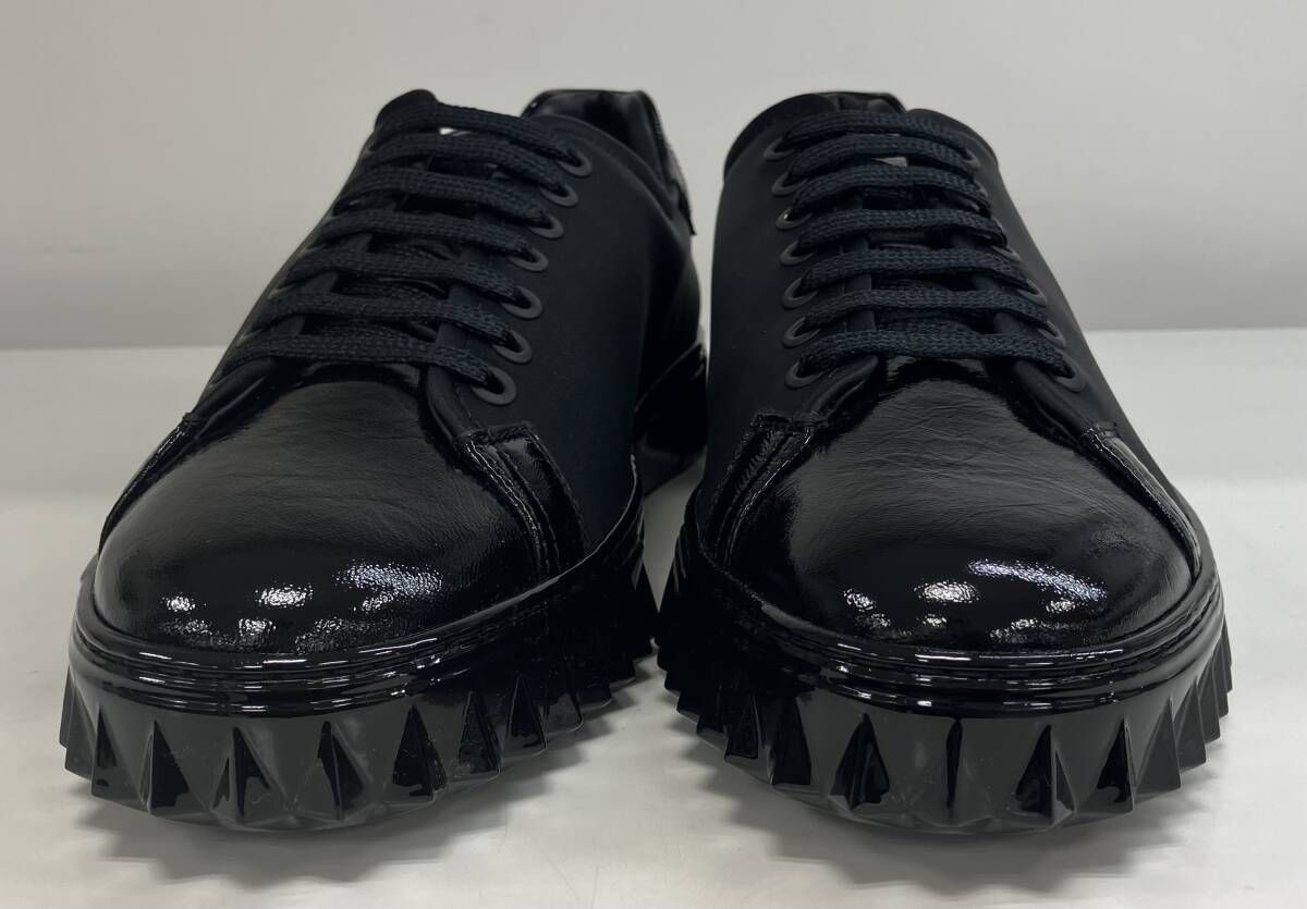 Salvatore Ferragamo サルヴァトーレフェラガモ ローカットスニーカー ブラック サイズ7