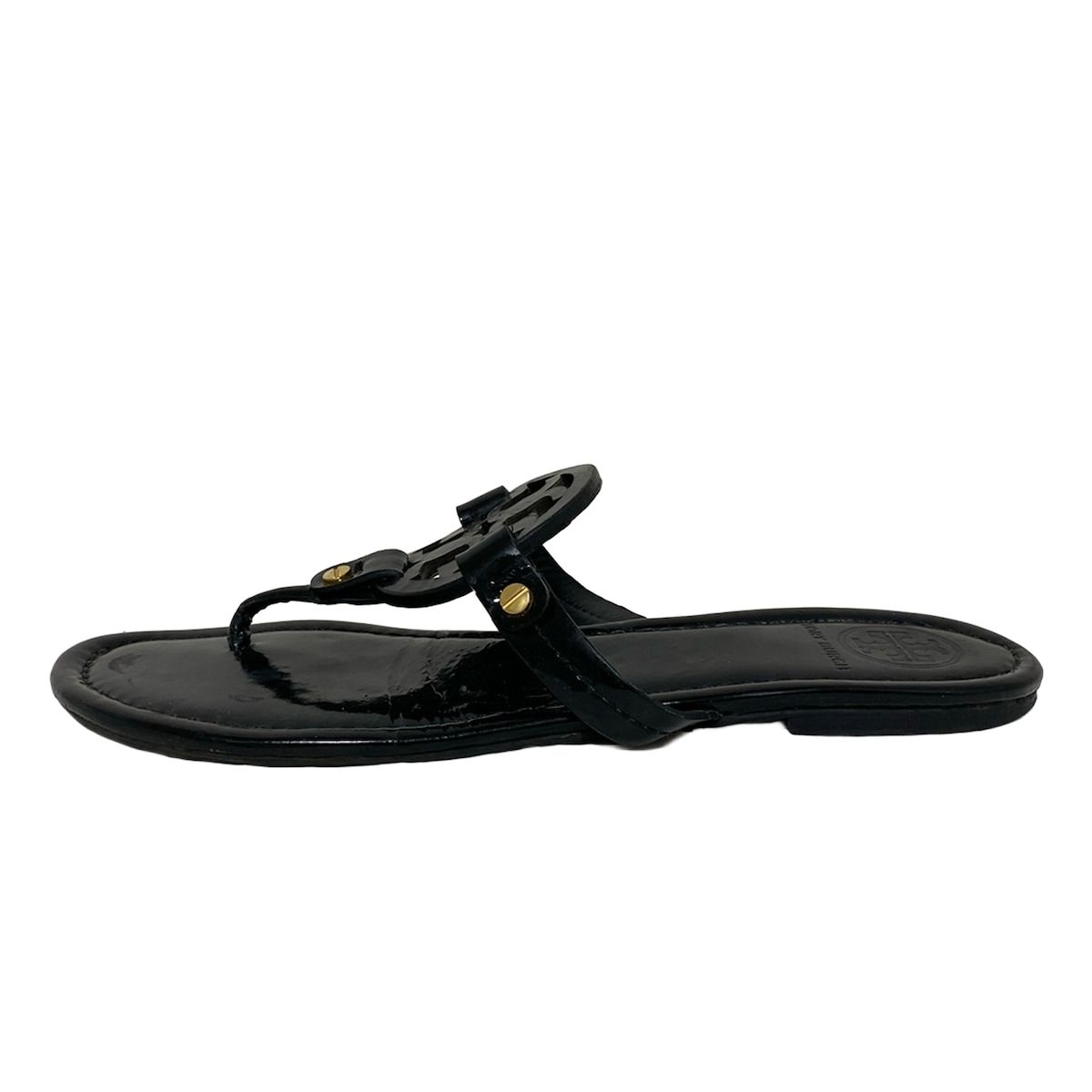 TORY BURCH トリーバーチ ミュール 8 1 2 M レディース - 黒 レザー