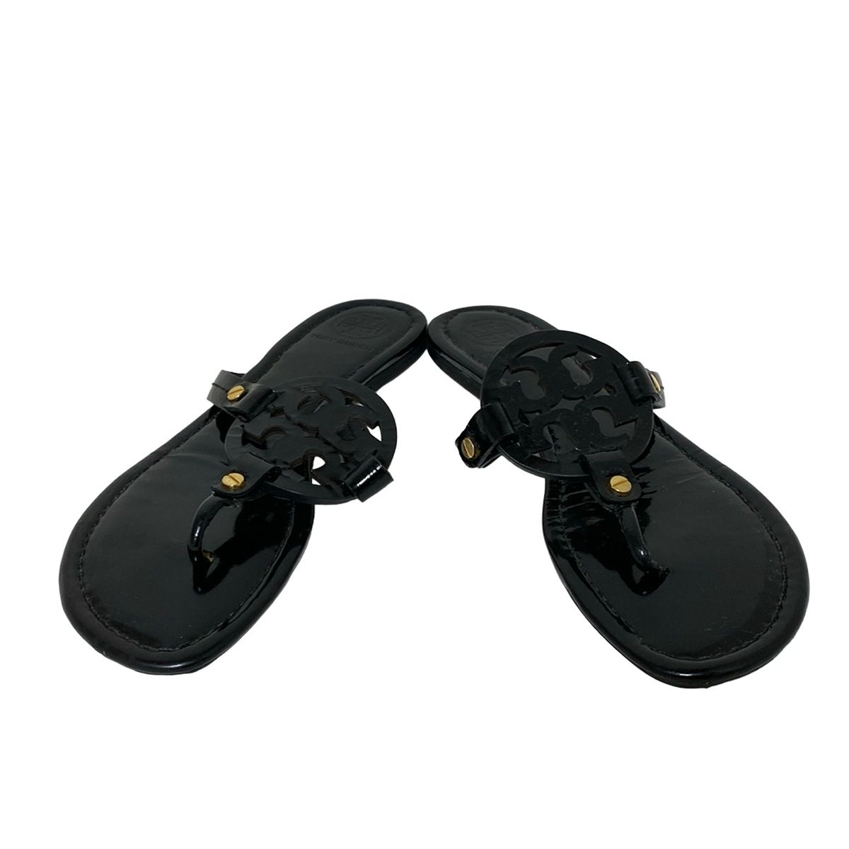 TORY BURCH トリーバーチ ミュール 8 1 2 M レディース - 黒 レザー