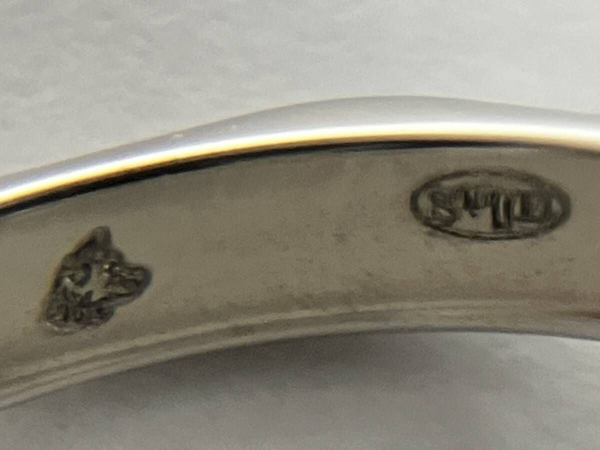  ブシュロン Pt 950プラチナ950 約10号 総重量4.5 g ひし形 ファセットリングミディアム 指輪 レディース リング 指輪 アクセサリー