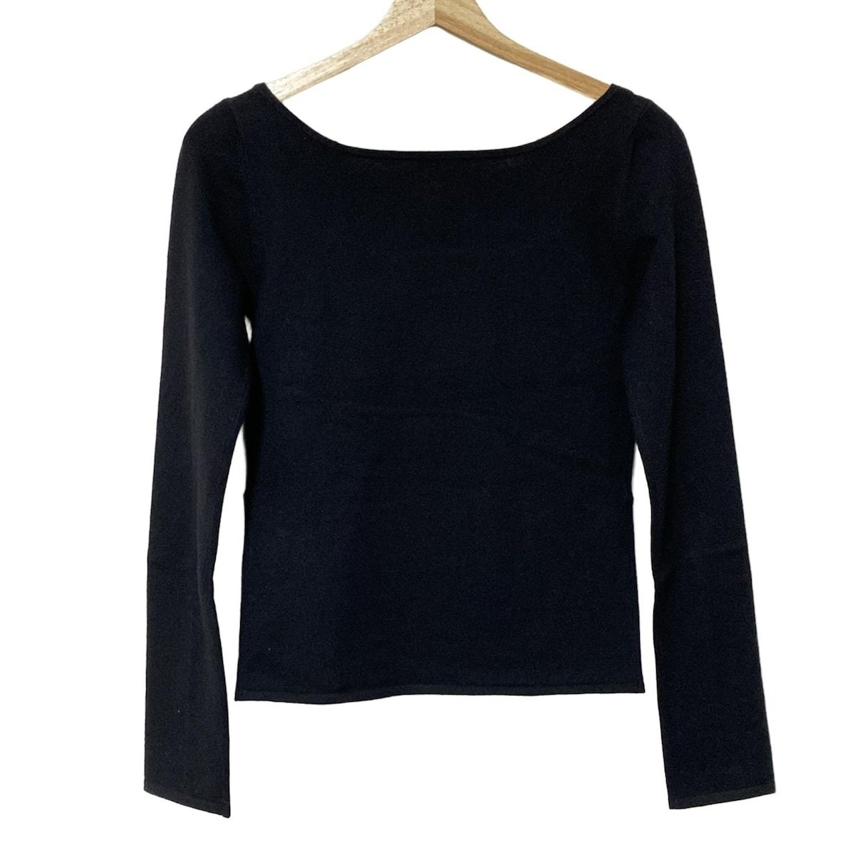 ROMA バレンチノローマ 長袖セーター サイズ38 M レディース - 黒 クルーネック