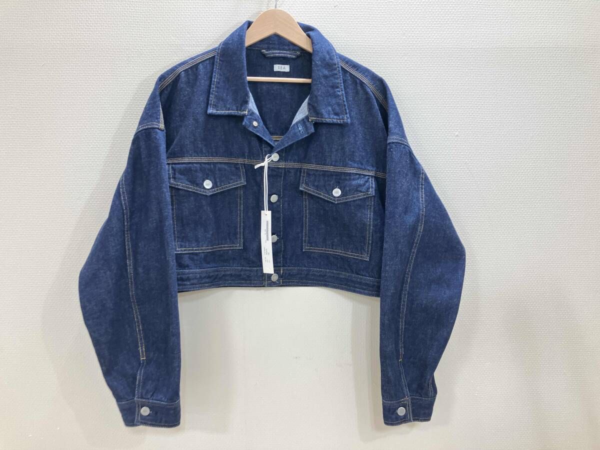SEA ジージャン デニムジャケット デザインGジャン デニムブルー ONESIZE 秋