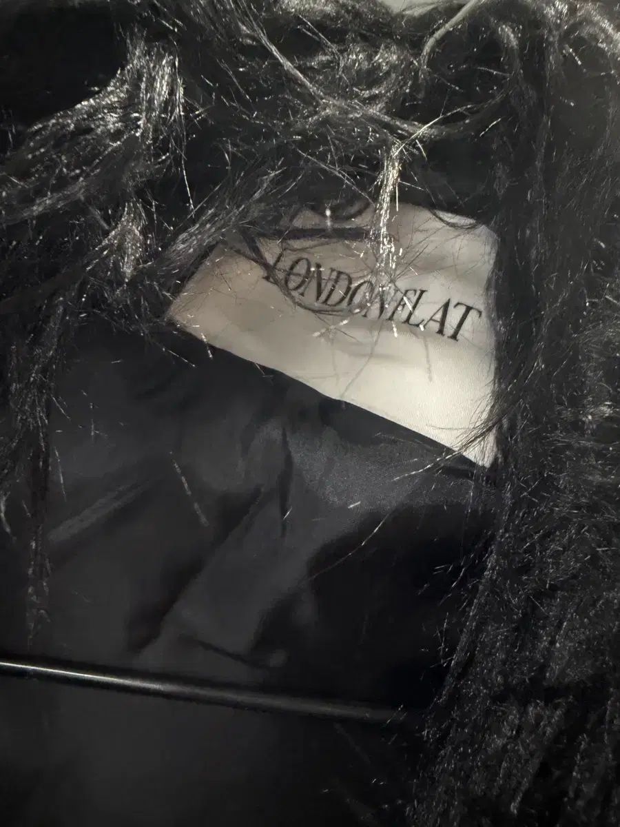 ロンドンフラット ブラック ファージャケット