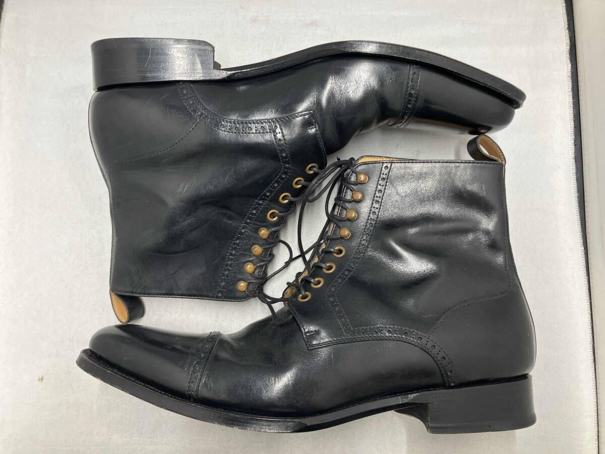 ストレートチップ 外羽根