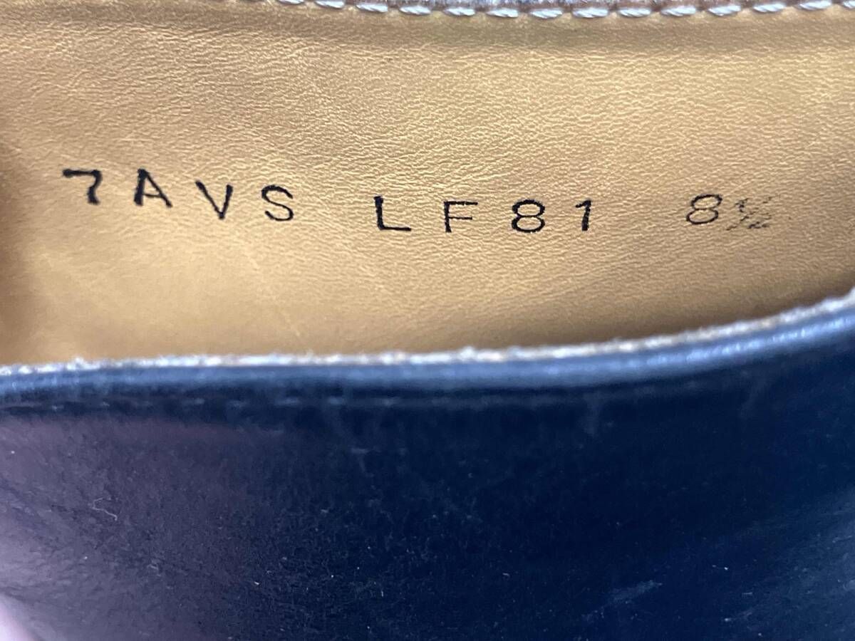 -MURPHY ジョンストンアンドマーフィー ブーツ 7 AVS-LF 81 ストレートチップ 外羽根 レースアップ ブラック サイズ8.5 26.5相当 その他 ブーツ 革靴 靴