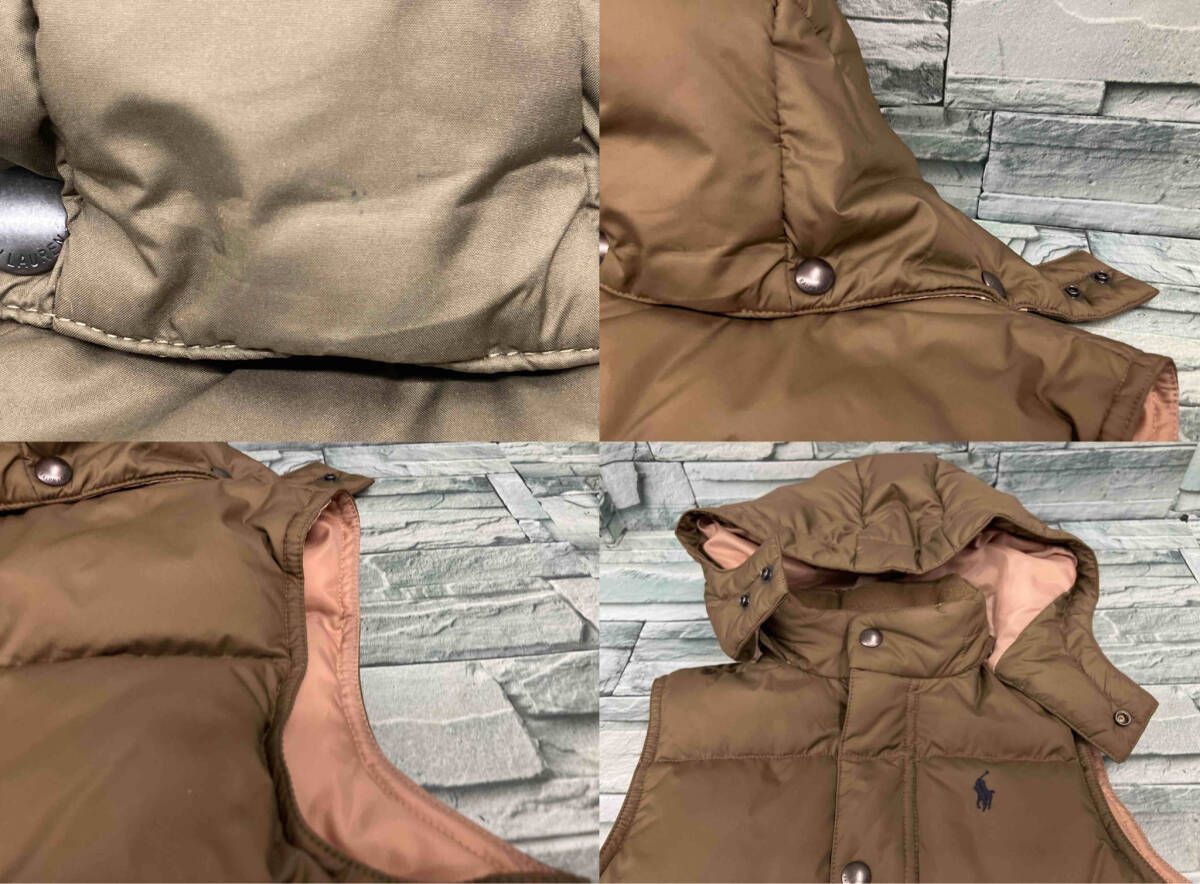 ポロラルフローレンPOLO RALPH LAUREN／ パーカー付き ダウンベスト