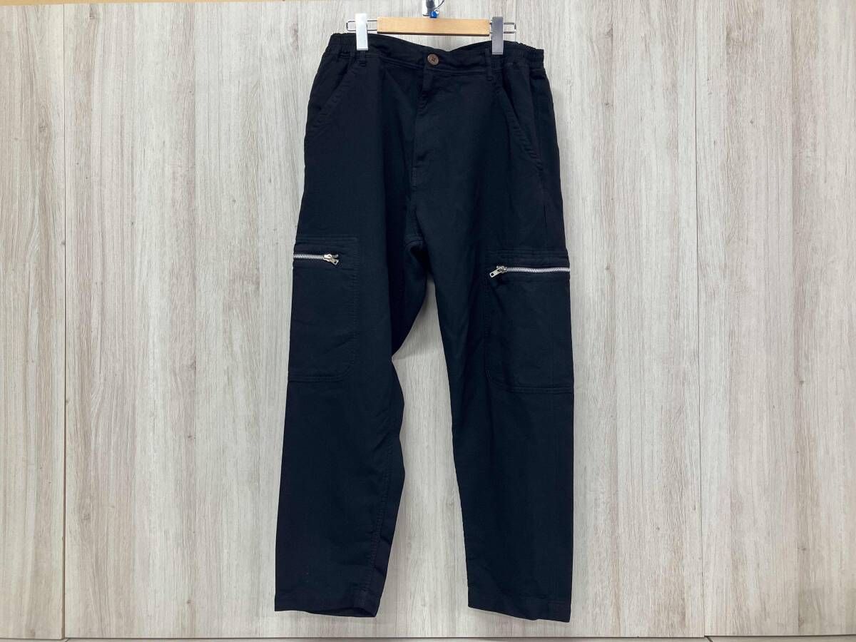 COMME des GARCONS コムデギャルソン DM P 043 ロングパンツ ジッパーフライ Lサイズ ブラック