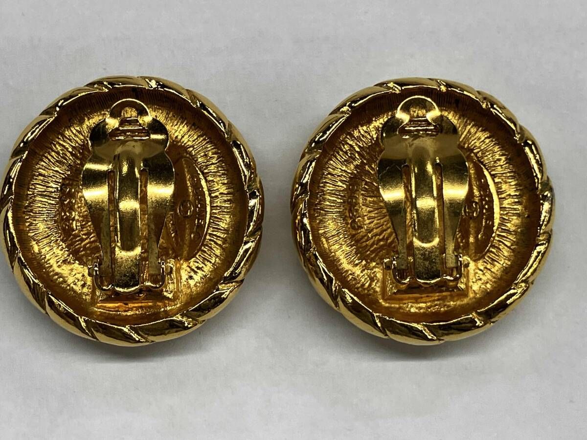 CHANEL シャネル イヤリング ココマーク ゴールド 傷有