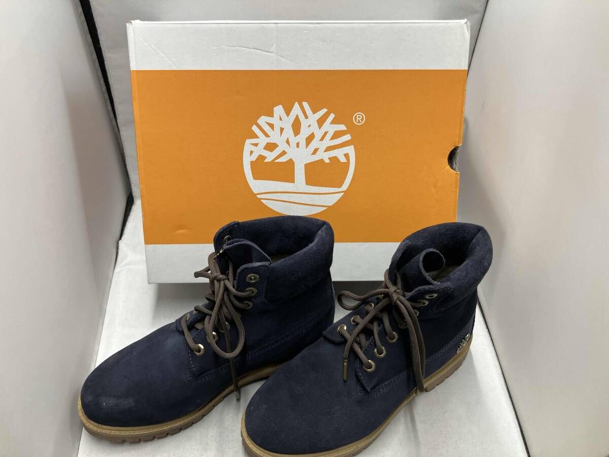 Timberland ティンバーランド A 8998 ブーツ ネイビー ヌバック 7ホール サイズ8 26.5 cm相当