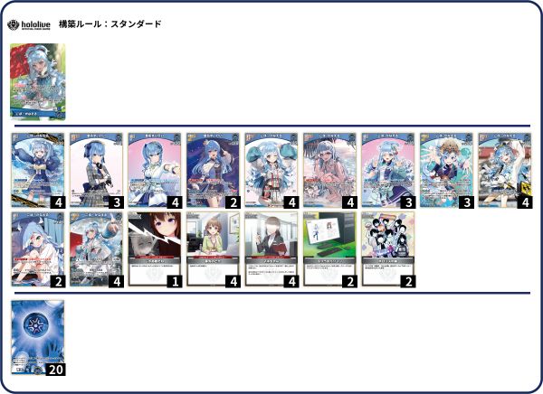 こぼかなえる 星街すいせい デッキ 大会優勝構築済みデッキ ホロライブ