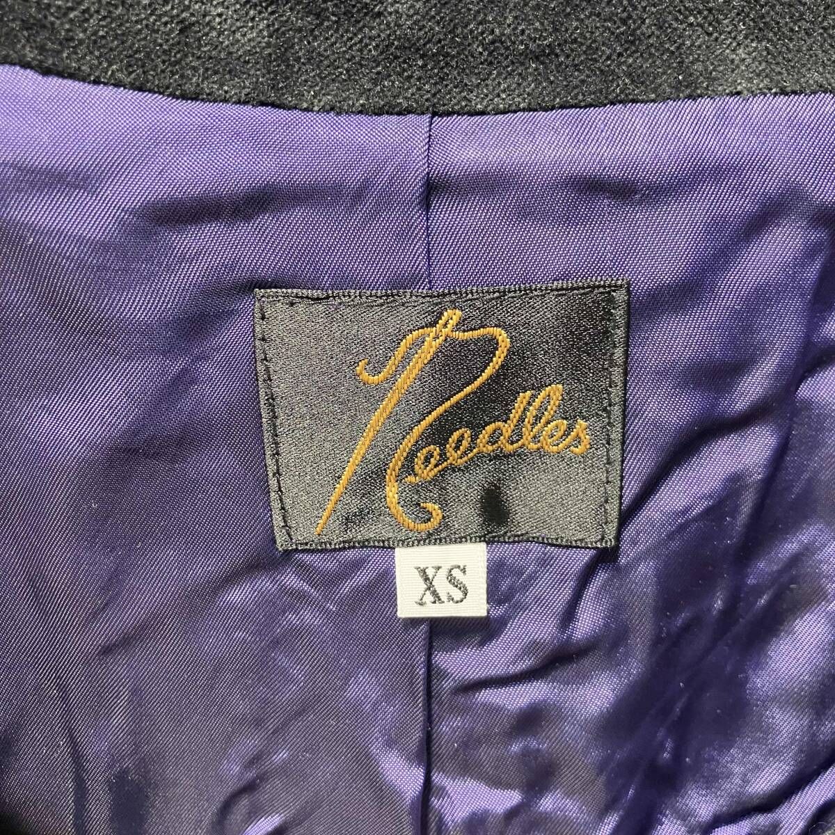 NEEDLES カバーオール VELOUR JACKET XSサイズ ブラック PU1500